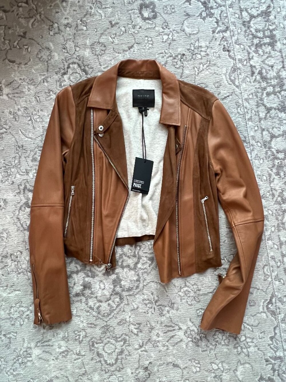 Paige Leather & Suede Jacket